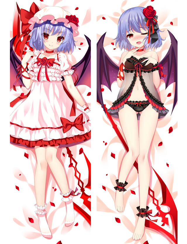 Anime Dakimakura TouHou Project Remilia Scarlet Hug Body Pillow Case