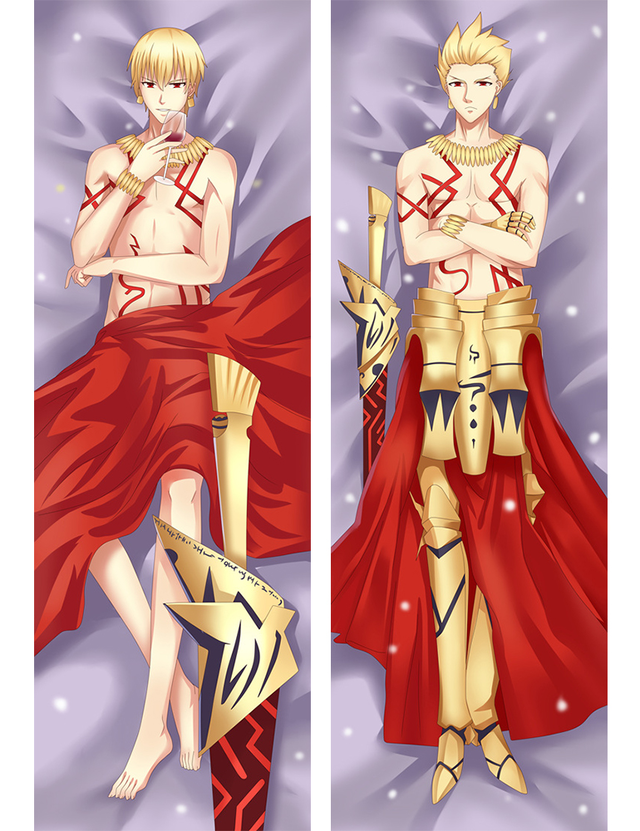Fate/Grand Order Gilgamesh Anime Dakimakura Hugging Pillow Cover