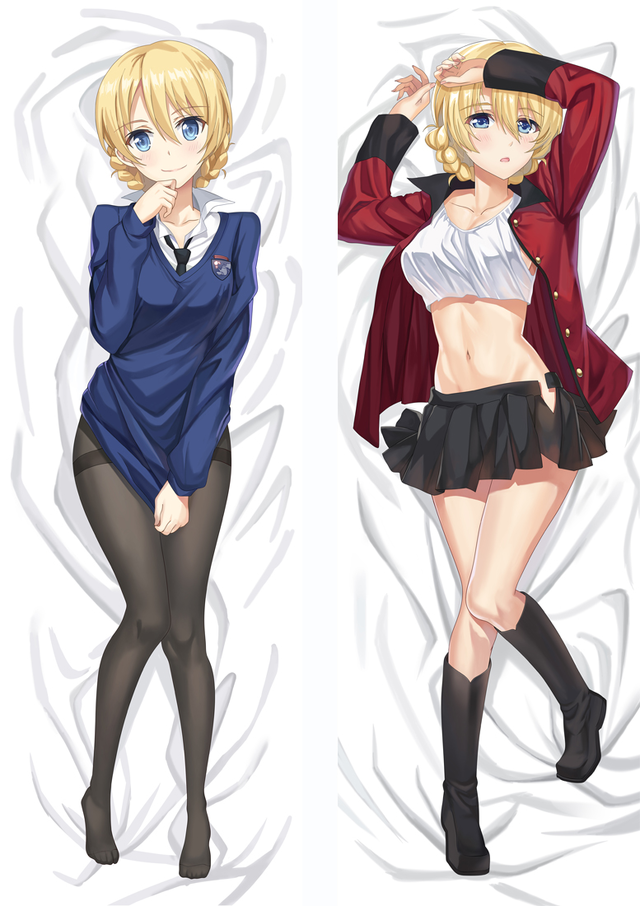 Girls und Panzer Darjeeling Anime Dakimakura Pillow Cover