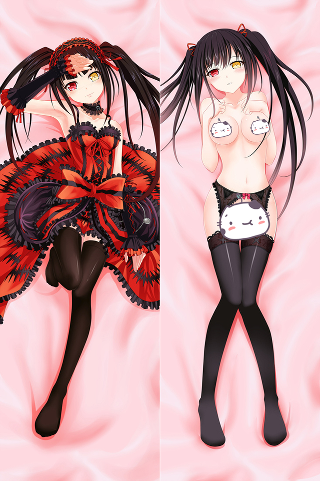 Date A Live Kurumi Tokisaki Anime Dakimakura Pillow Cover