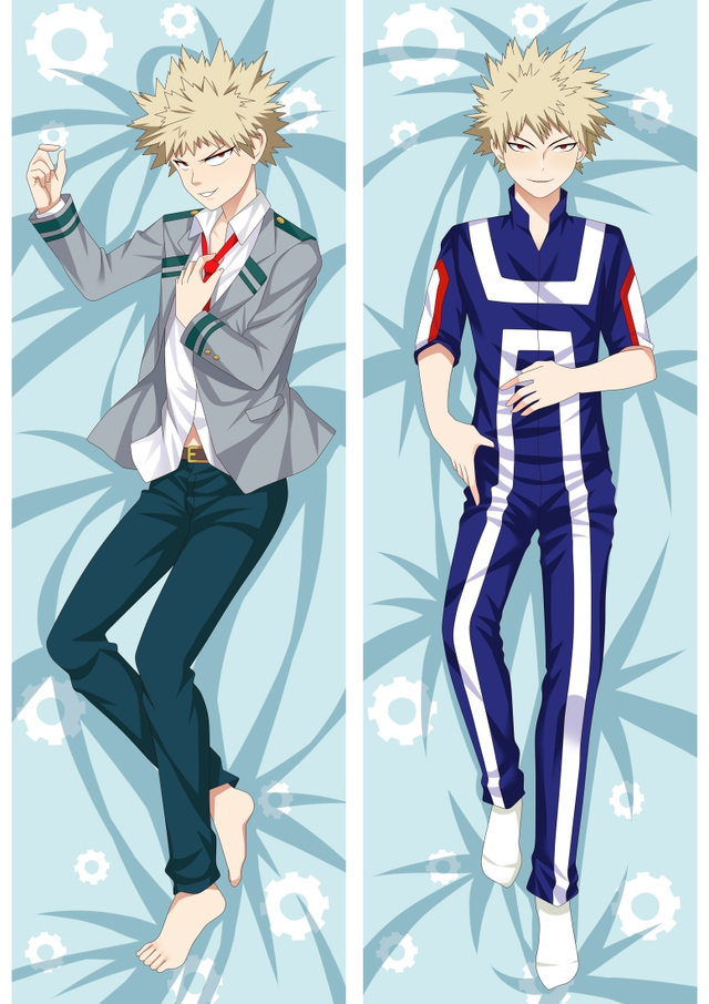 My Hero Academia Katsuki Bakugou Anime Dakimakura Pillow Cover