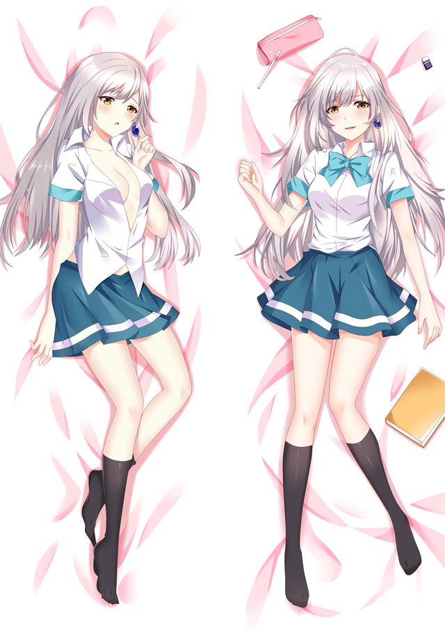 Iroduku: The World in Colors Hitomi Tsukishiro Anime Dakimakura Body Pillow Cover H3882-A