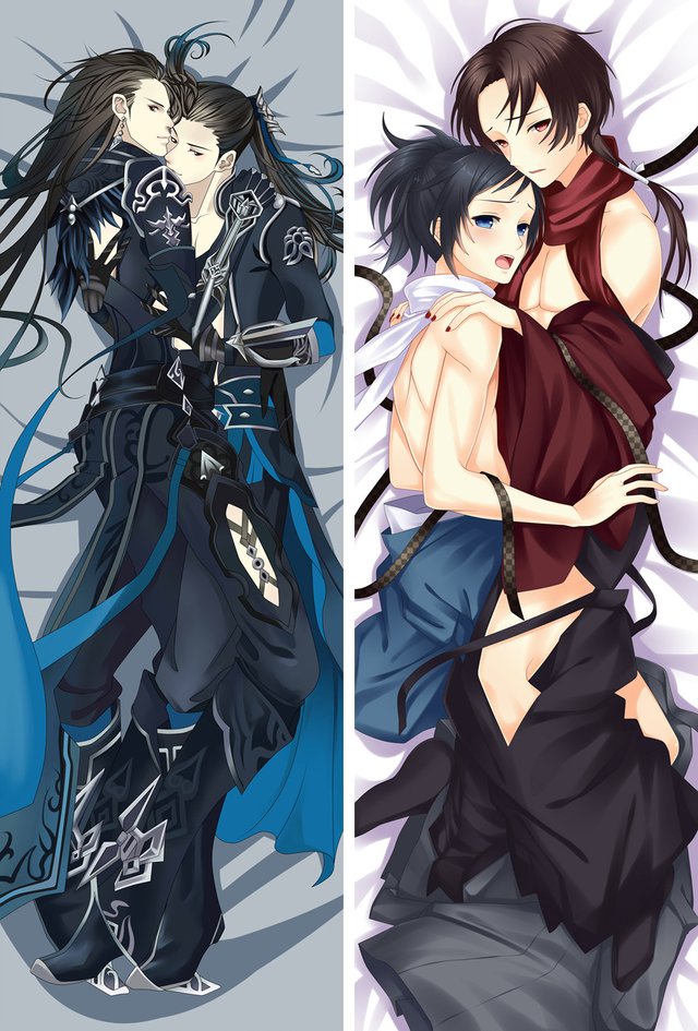 Touken Ranbu Male Anime Dakimakura Pillow Cover