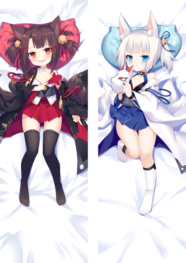 Azur Lane Akagi-chan Anime Dakimakura Body Pillow Cover