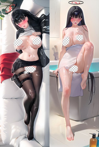 Blue Archive Tsukatsuki Rio Anime Dakimakura Body Pillow Cover