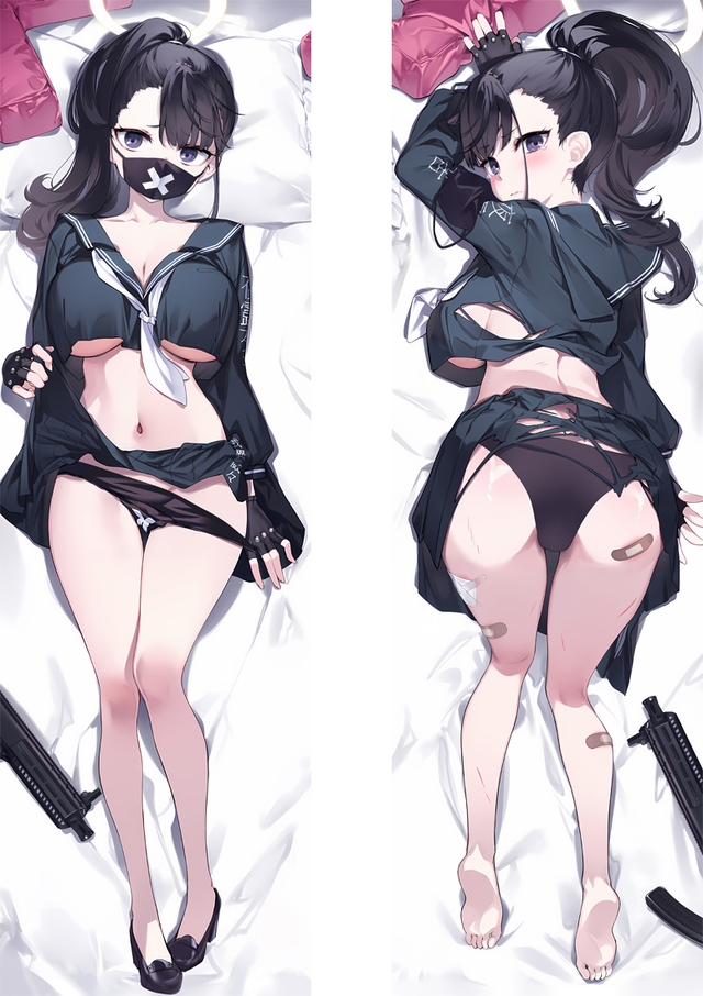 Blue Archive SMG Delinquent Girl Anime Dakimakura Body Pillow Cover