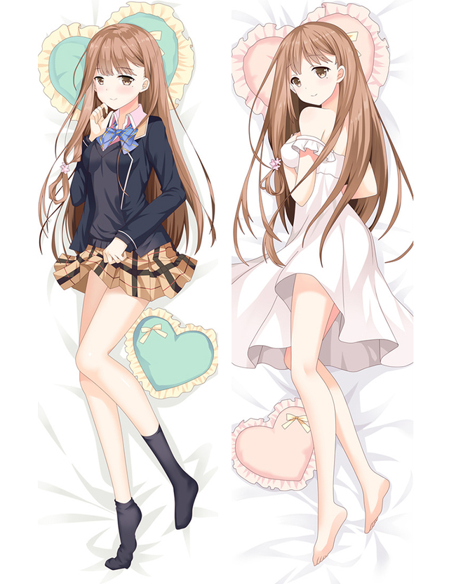 New Masamune-kun no Revenge Neko Fujinomiya Dakimakura Hug Body Pillow Case Cover