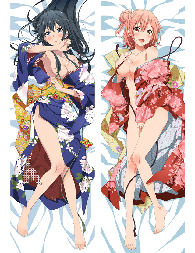My Youth Romantic Comedy Is Wrong, As I Expected Yukino Yukinoshita Yui Yuigahama Anime Dakimakura Pillow Cover