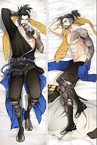 Overwatch Hanzo Anime Dakimakura Body Pillow Cover