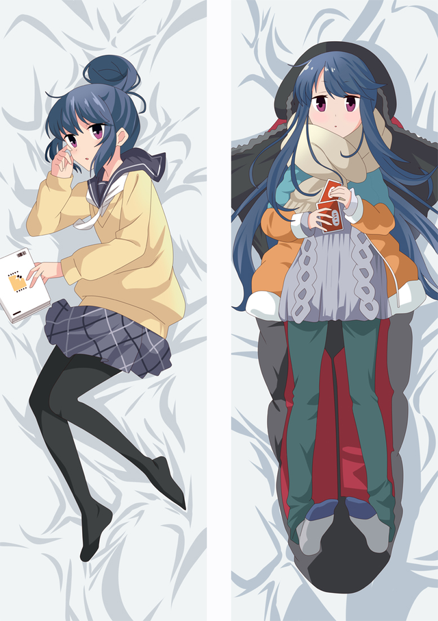 Laid-Back Camp Shima Rin Anime Dakimakura Pillow Cover H3864