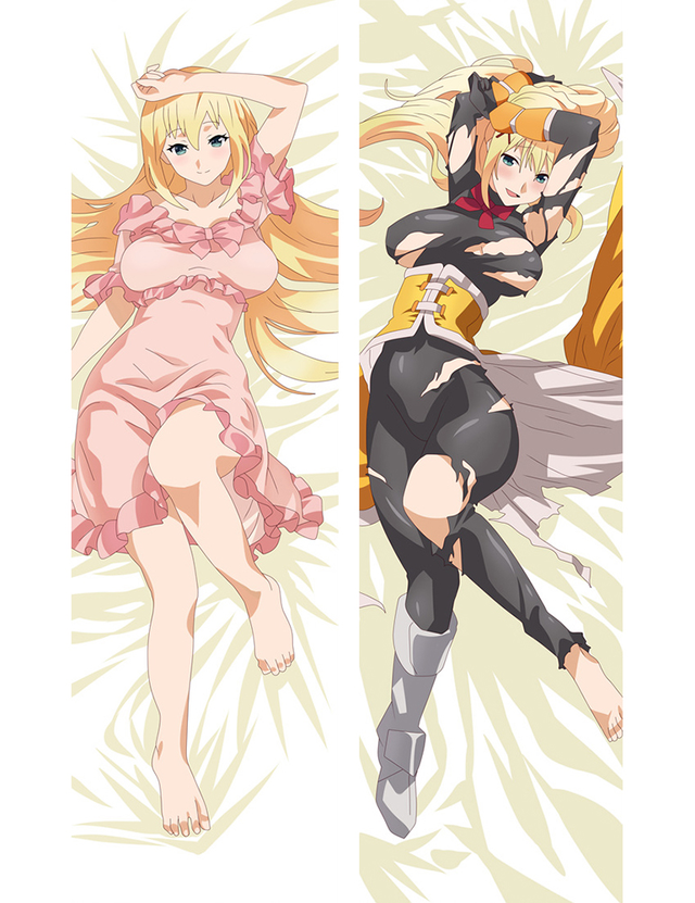 New KonoSuba God's Blessing on This Wonderful World! Lalatina Dustiness Ford/Darkness Body Pillow Cover