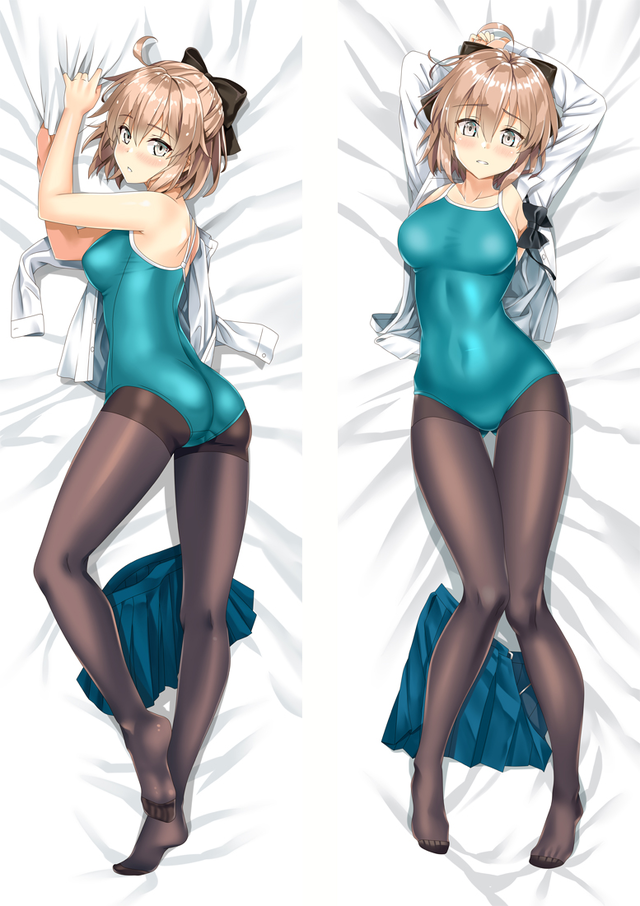 Fate/Grand Order FGO Okita Souji Saber Anime Dakimakura Pillow Cover