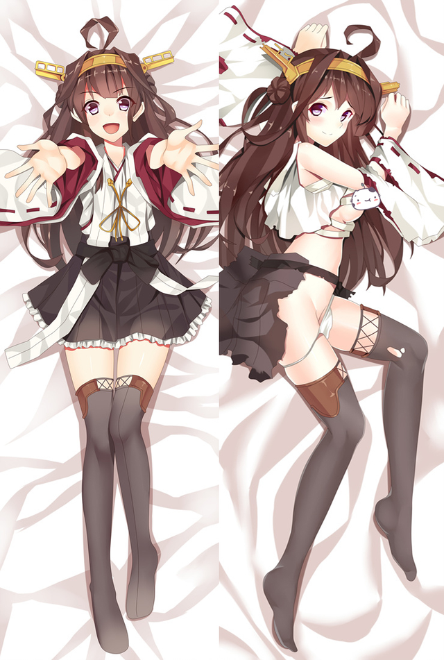 Kantai Collection Kongou Anime Dakimakura Pillow Cover