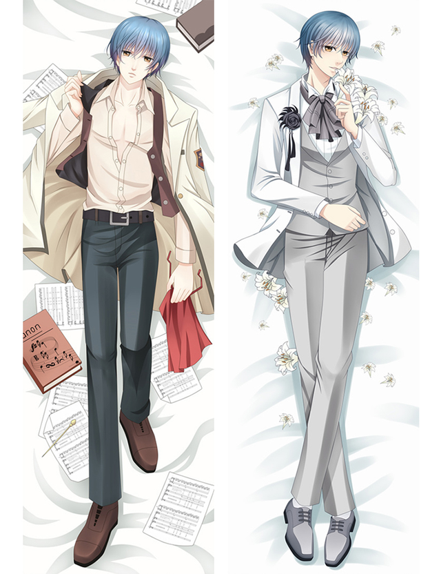 La Corda d'Oro Len Tsukimori With Double Sides Zipper as a boyfriend Anime Dakimakura Pillow Cover