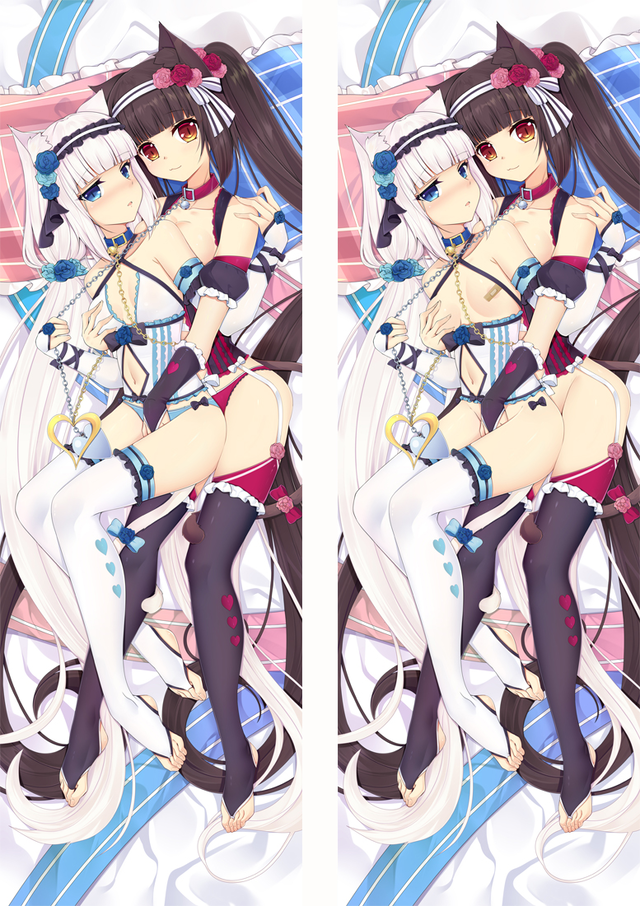 Nekopara Chocola&Vanilla Anime Dakimakura Pillow Cover