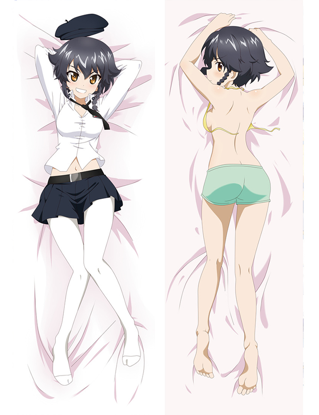 Girls Und Panzer Peperoni Anime Dakimakura Pillow Cover