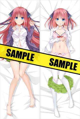 The Quintessential Quintuplets Nakano Nino Anime Dakimakura Pillow Cover