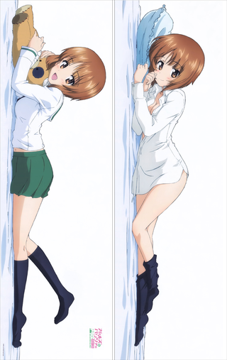 Girls und Panzer Nishizumi Miho Anime Dakimakura Pillow Cover