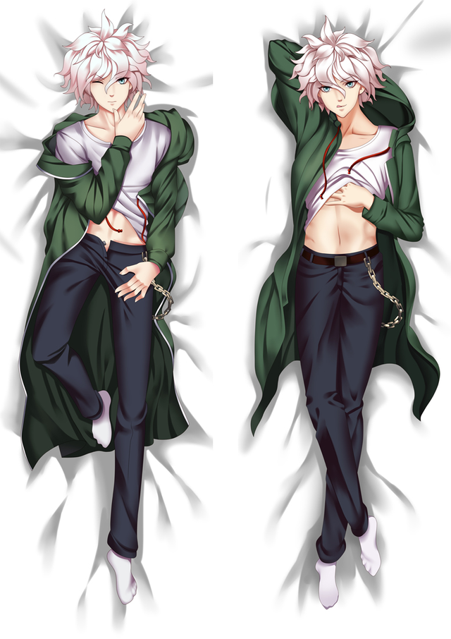 Danganronpa: Trigger Happy Havoc Nagito Komaeda Anime Dakimakura Body Pillow Cover