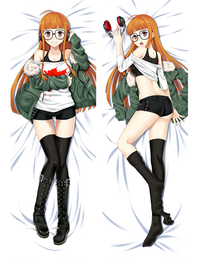 Persona 5 Futaba Sakura Navi Anime Dakimakura Hugging Pillow Cover