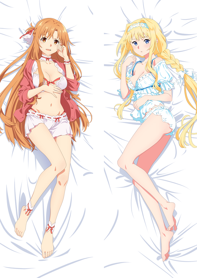 Sword Art Online Yuuki Asuna Anime Dakimakura Pillow Cover