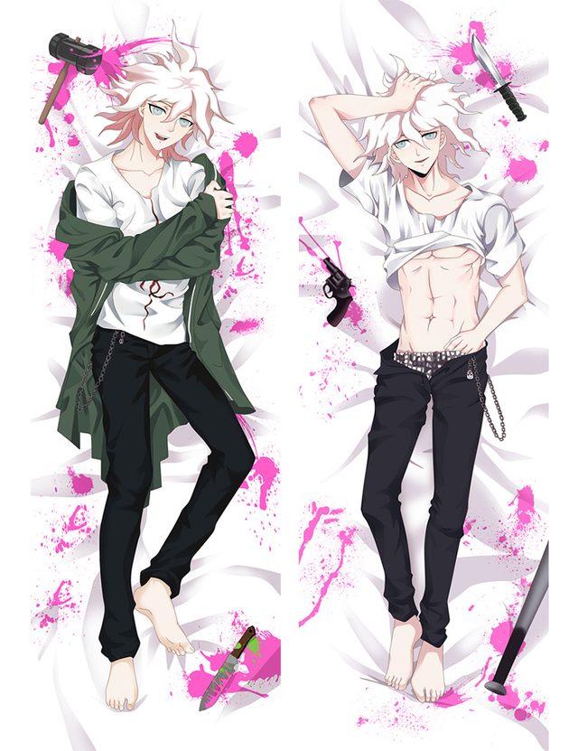 Danganronpa Nagito Komaeda Anime Dakimakura Pillow Cover