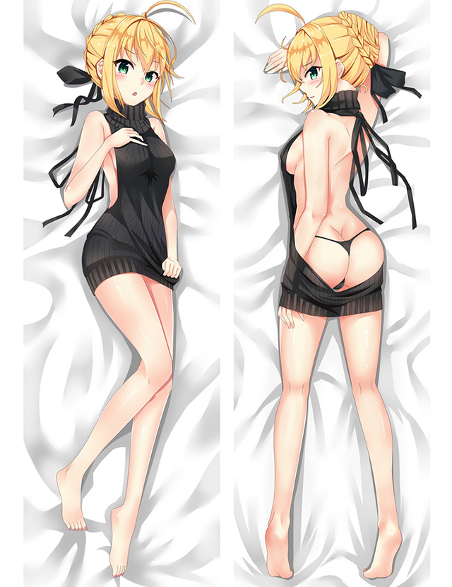 New Fate Stay Night Dakimakura Saber Otaku Anime Hugging Body Pillow Case Cover