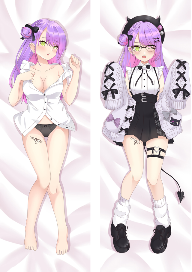 Virtual Youtuber Tokoyami Towa Anime Dakimakura Body Pillow Cover
