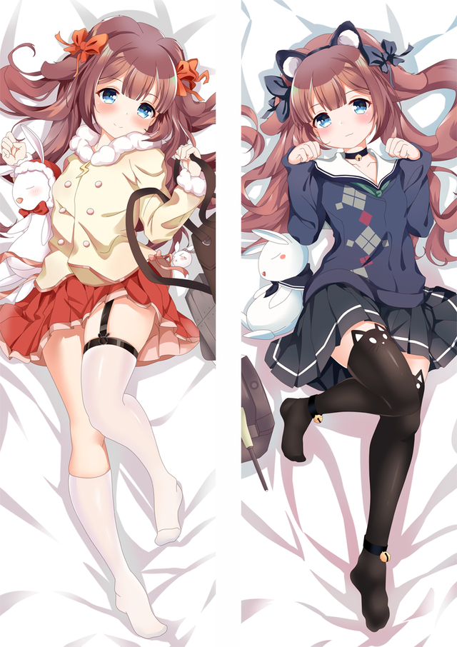 Azur Lane IJN Kiyonami Anime Dakimakura Body Pillow Cover