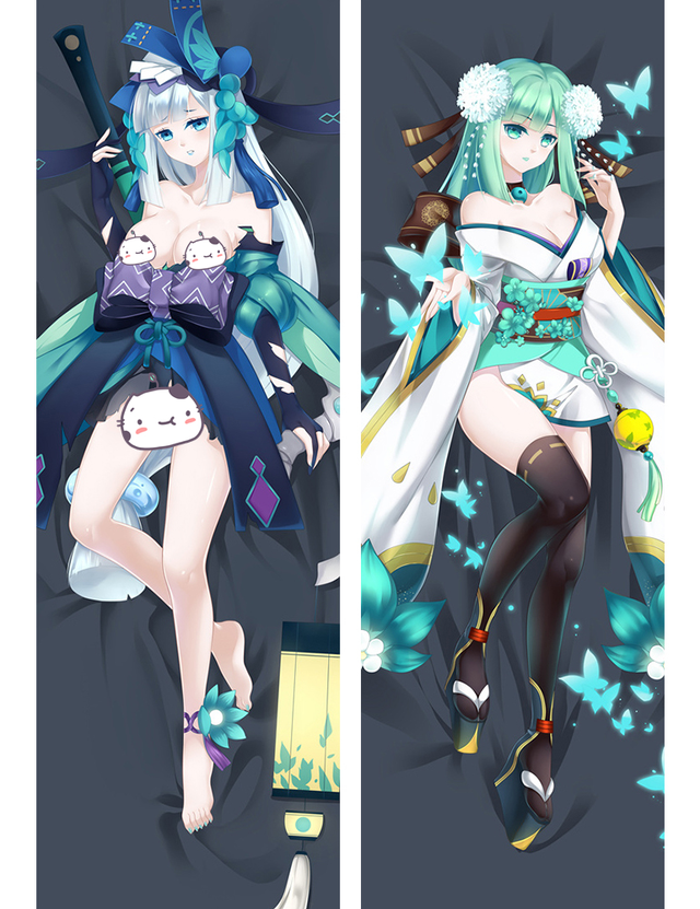 Onmyouji Aoandon Anime Dakimakura Pillow Cover