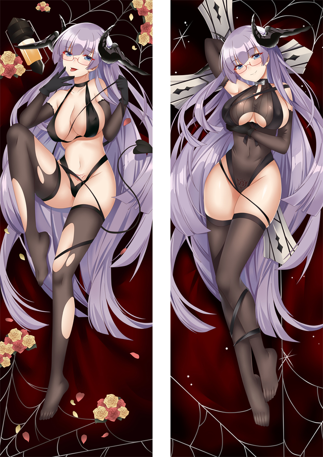 Azur Lane Gneisenau Anime Dakimakura Body Pillow Cover H4013-A