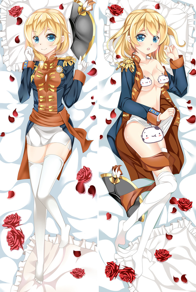 Warship Girls Rodney Anime Dakimakura Pillow Cover