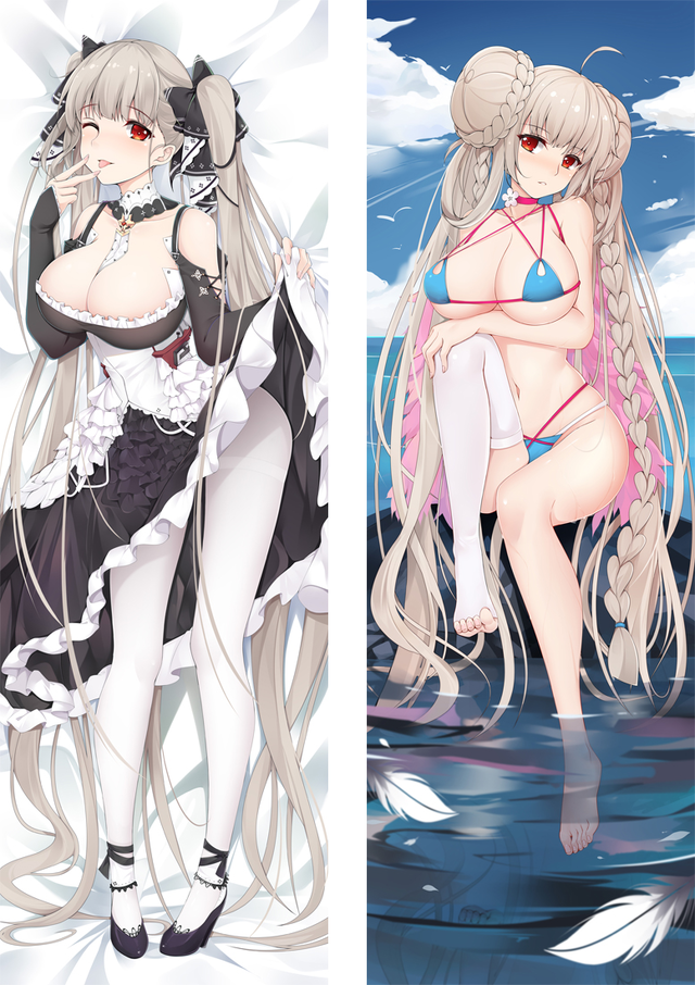 Azur Lane Dreadnought Anime Dakimakura Pillow Cover