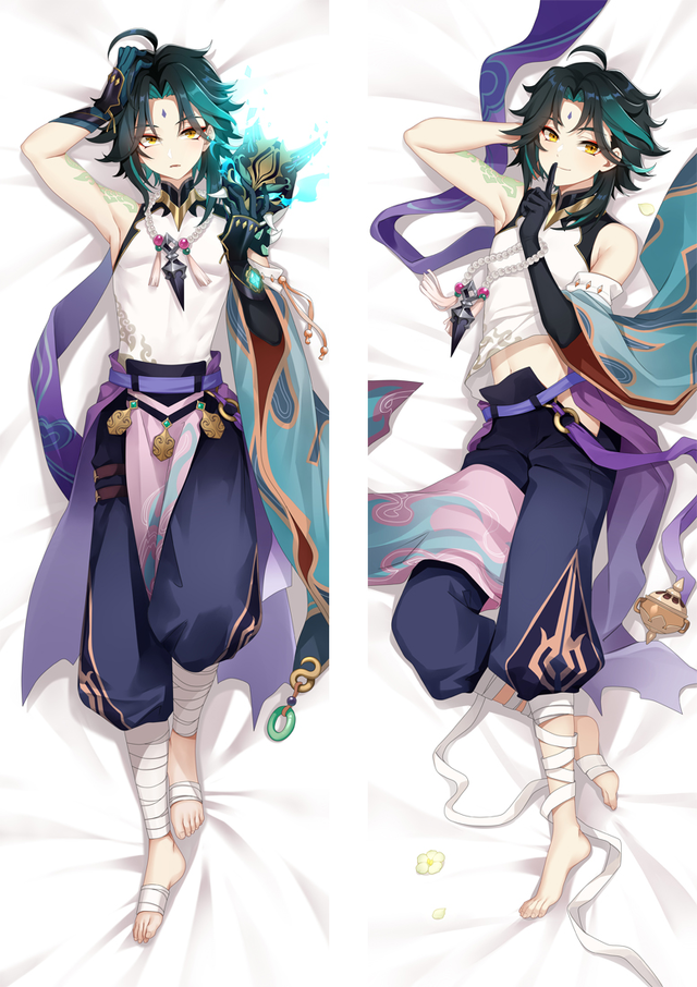 Genshin Impact Xiao Anime Dakimakura Body Pillow Cover