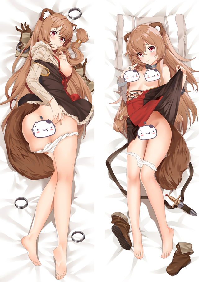 The Rising of the Shield Hero Raphtalia Anime Dakimakura Pillow Cover