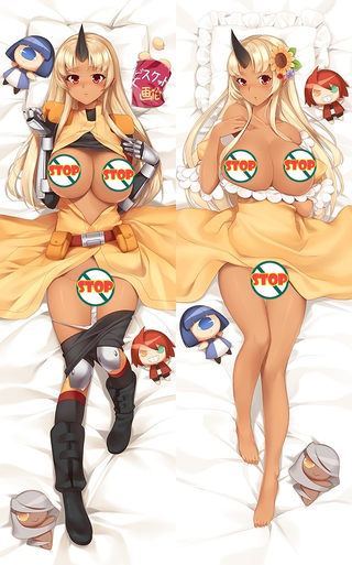 Monster Musume Tionishia Anime Dakimakura Japanese Hugging Body Pillow Cover