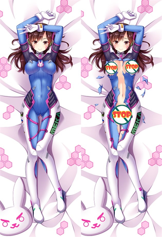 Overwatch D.Va Anime Dakimakura Pillow Case