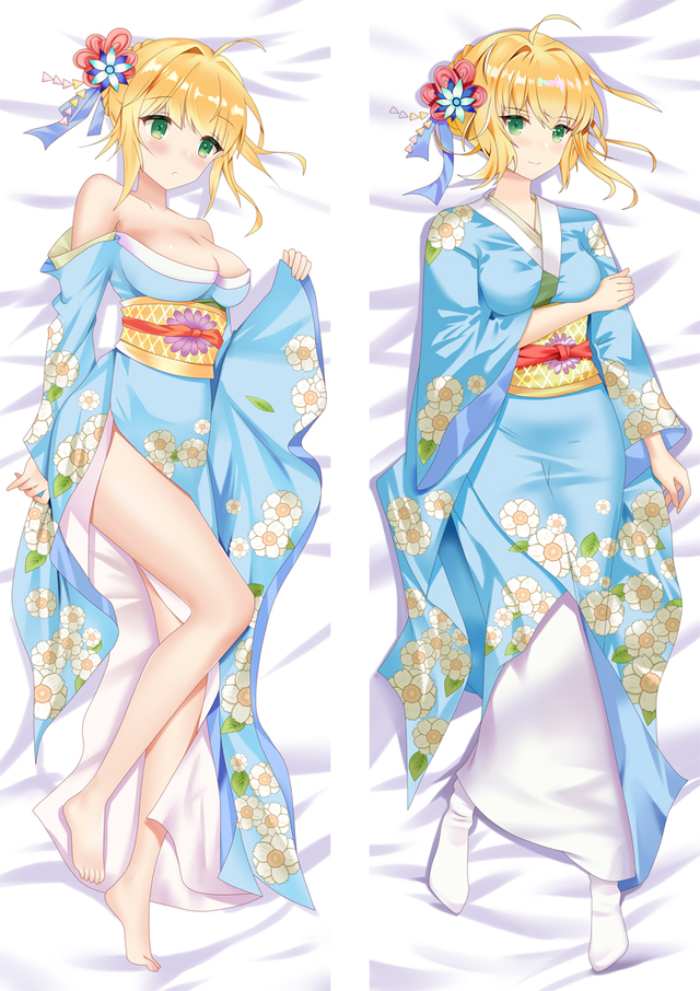 Fate/Grand Order FGO Arutoria Pendoragon Archer saber Anime Dakimakura Pillow Cover H3922