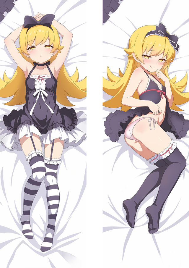 Bakemonogatari Shinobu Oshino Anime Dakimakura Body Pillow Cover
