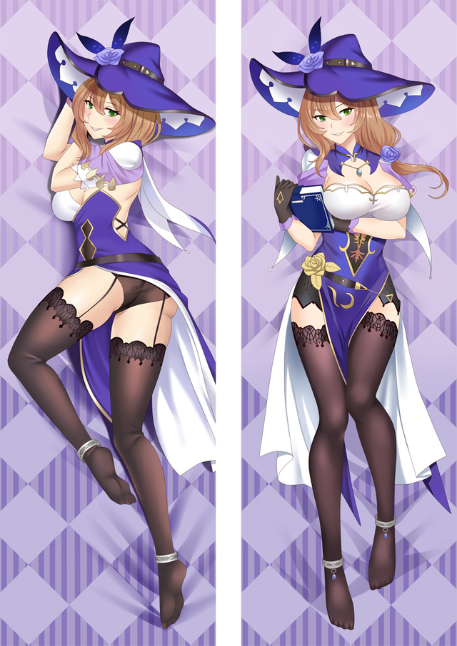 Genshin Impact Lisa Anime Dakimakura Body Pillow Cover