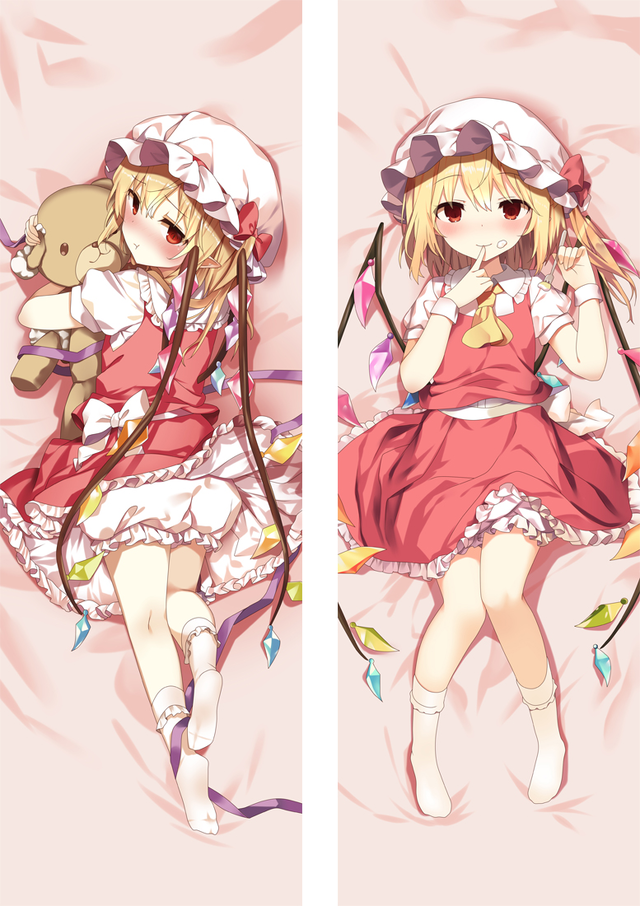 TouHou Project Flandre Scarlet Anime Dakimakura Pillow Cover