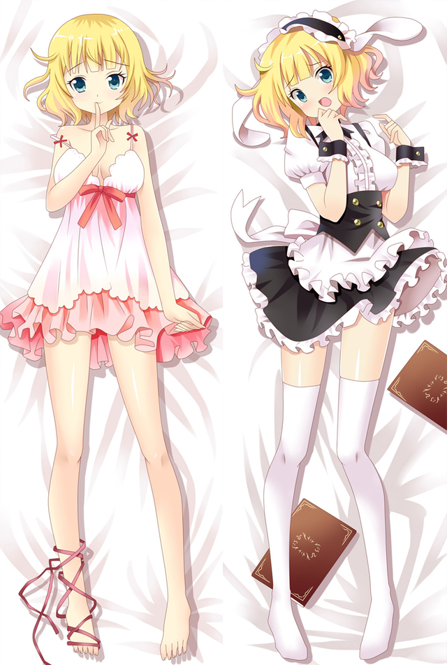 Is The Order A Rabbit Syaro Kirima Anime Dakimakura Pillow Cover