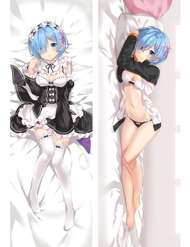 Re:Zero Rem Anime Dakimakura Pillow Cover