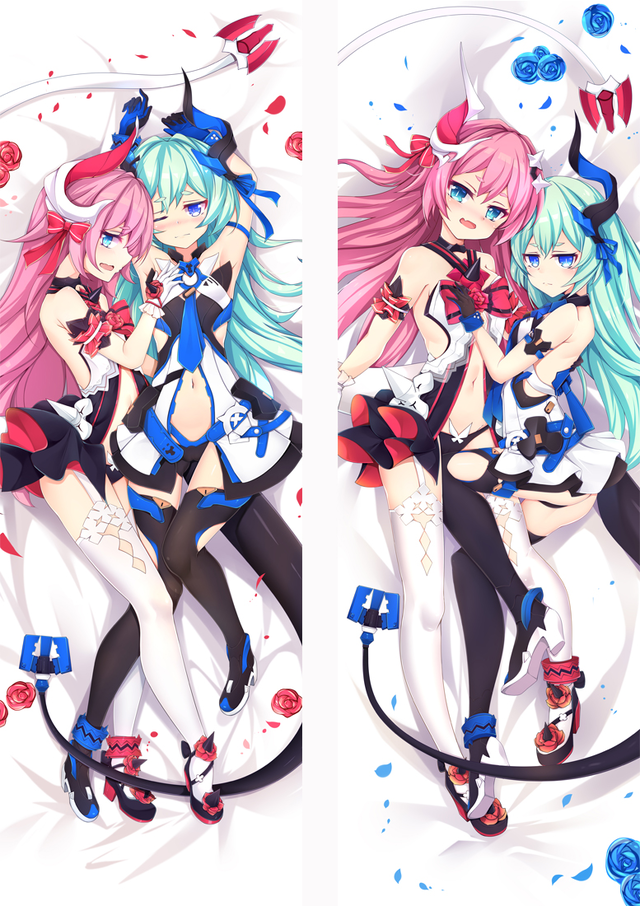 Honkai Impact 3rd Rozaliya&Liliya Olenyeva Anime Dakimakura Pillow Cover