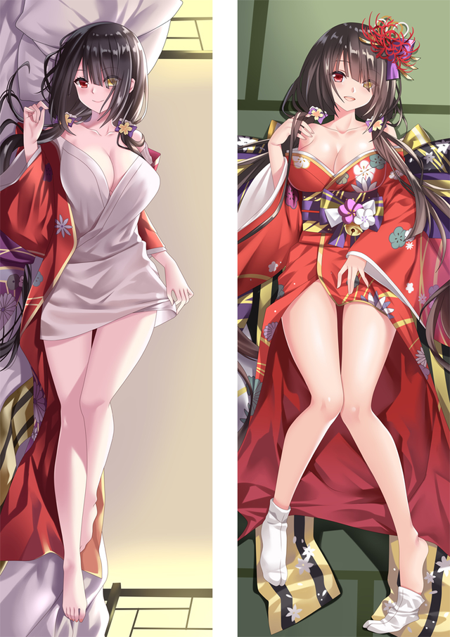 Date A Live Tokisaki Kurumi Anime Dakimakura Body Pillow Cover