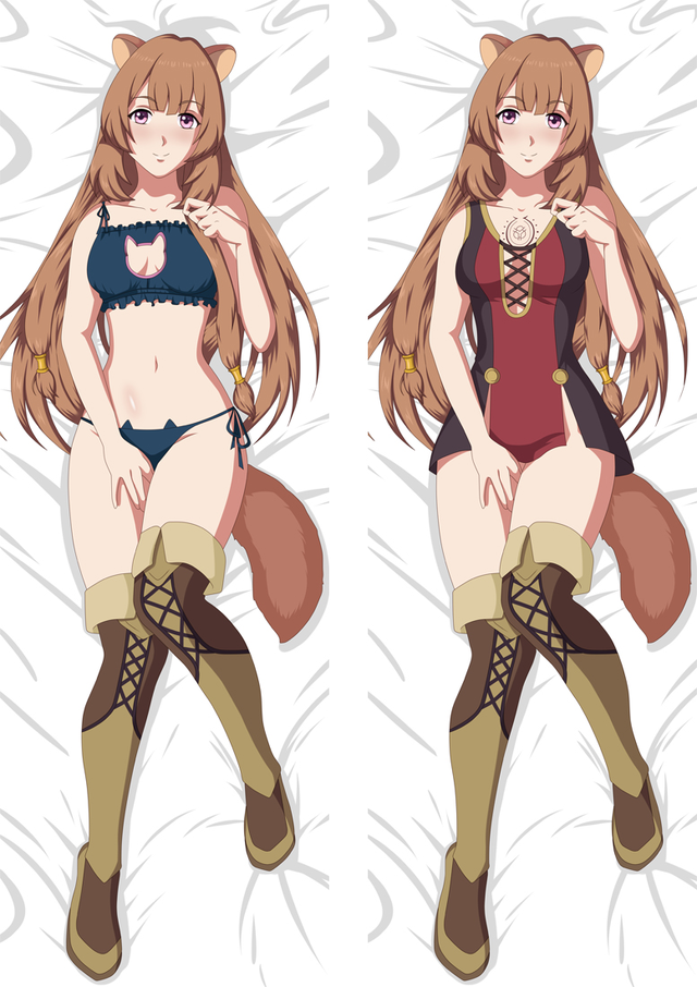 The Rising of the Shield Hero Raphtalia Anime Dakimakura Pillow Cover