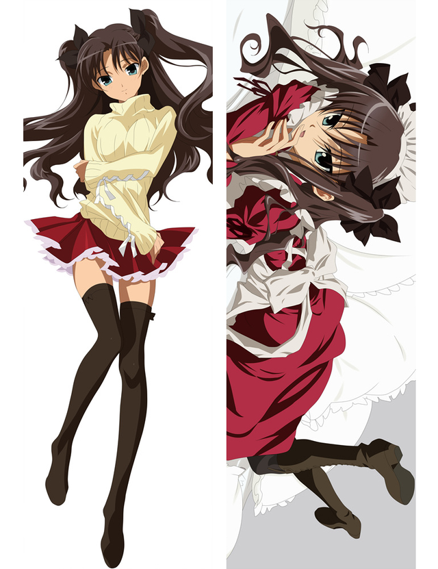 New Anime Game Fate/stay night Tohsaka Rin Dakimakura Hugging Body Pillow cover