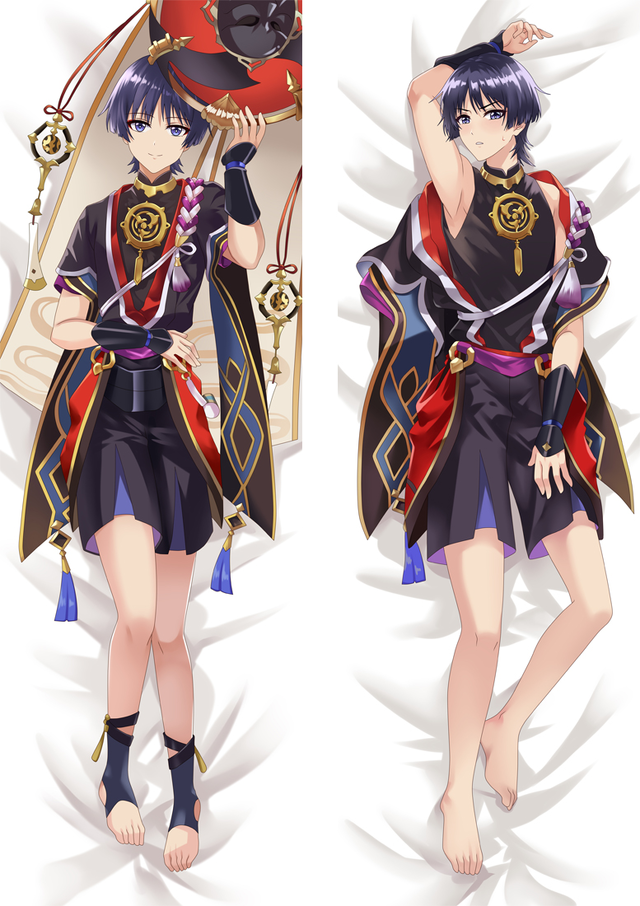 Genshin Impact Scaramouch Anime Dakimakura Body Pillow Cover