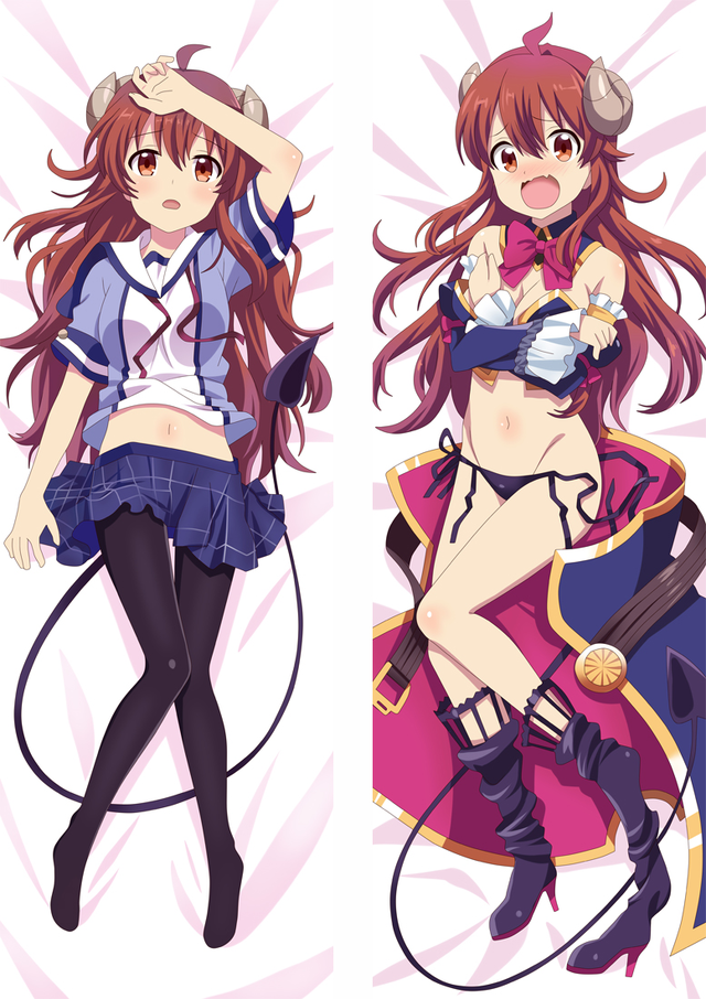 The Demon Girl Next Door Shamiko Shadow Mistress Anime Dakimakura Pillow Cover
