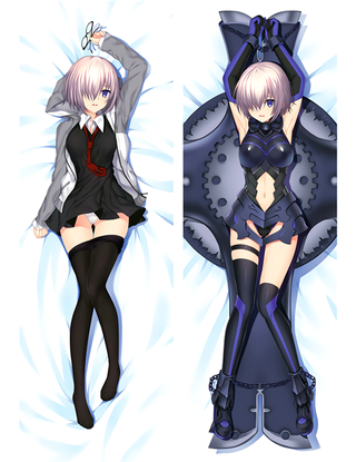 Hot Anime Fate Grand Order/FGO Mashu Kyrielight Matthew Kyrielite Anime Dakimakura Pillow Cover16284-2